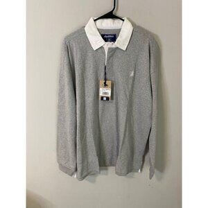 New Chubbies Men Collegiate Rugby Polo Shirt, Size Large